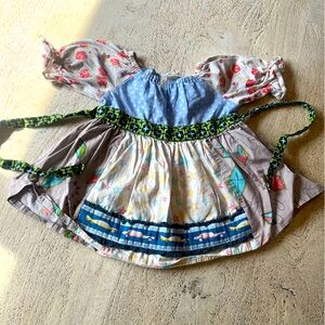 Matilda Jane Colorful Patchwork top size 4